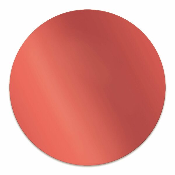 Office chair mat Orange color red
