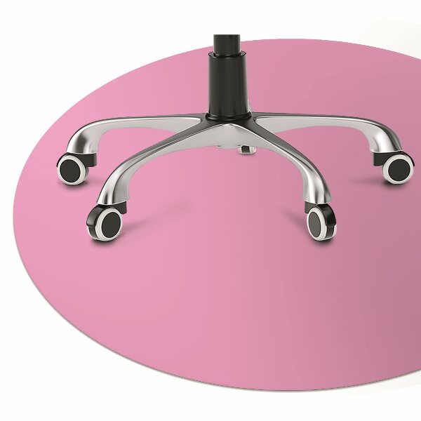 Computer chair mat Bright pink color