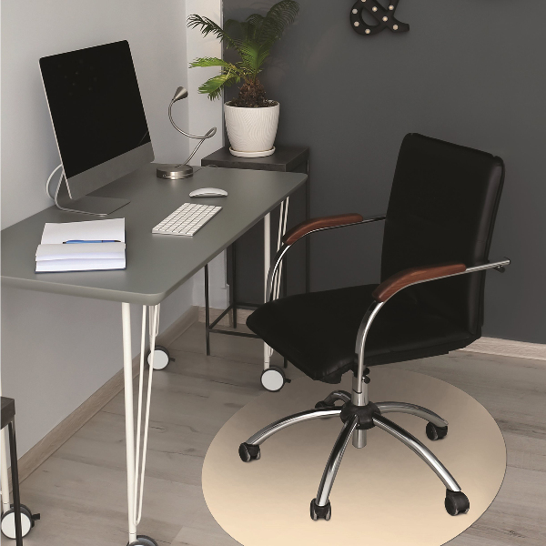 Office chair mat Beige colour