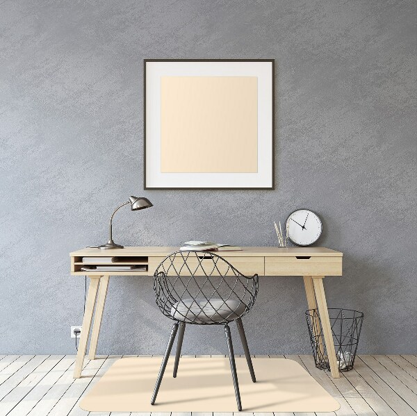 Office chair mat Beige colour