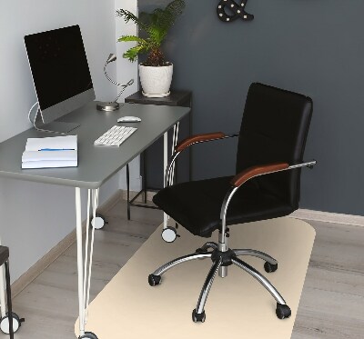 Office chair mat Beige colour