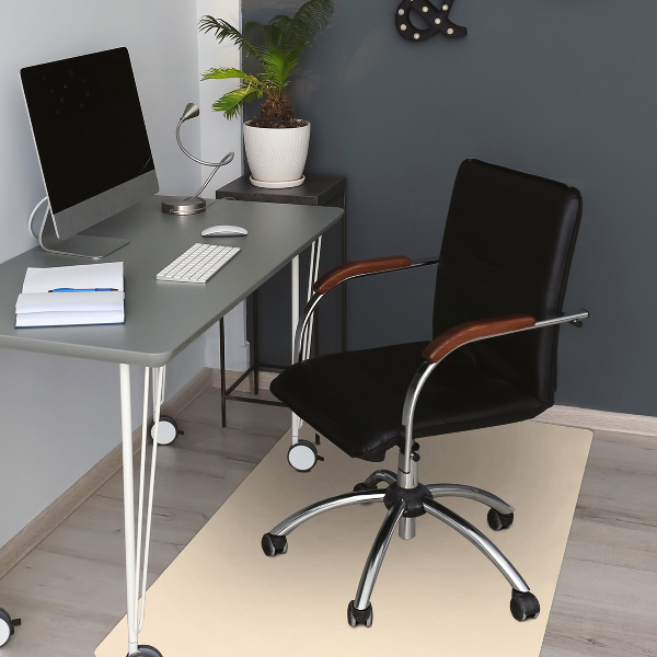 Office chair mat Beige colour