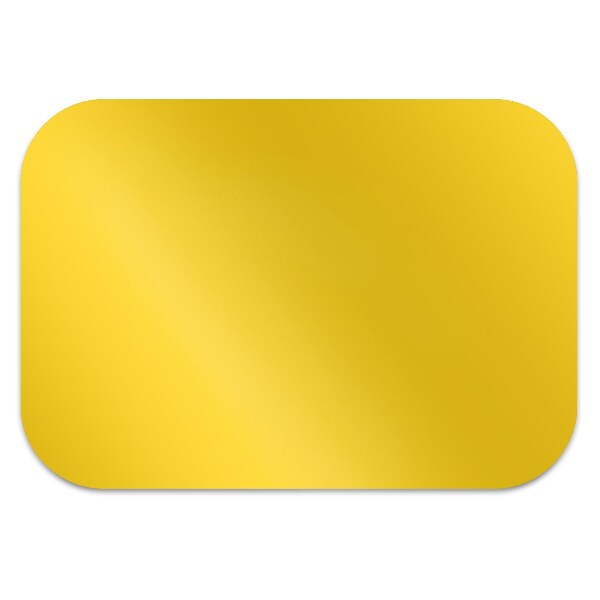 Desk chair mat Bright yellow color