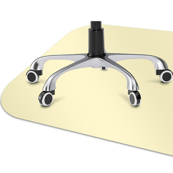 Office chair mat color Cream