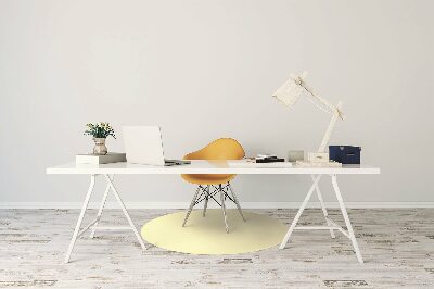Office chair mat color Cream