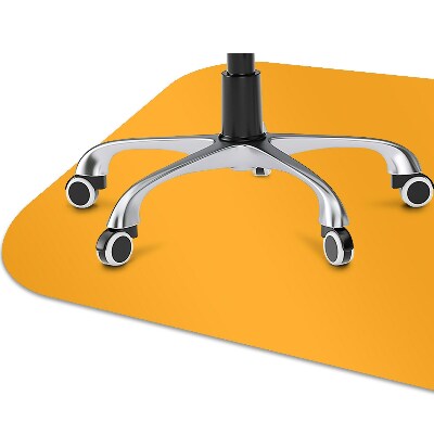 Office chair floor protector Indirect yellow color
