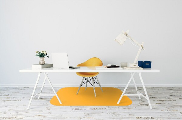 Office chair floor protector Indirect yellow color