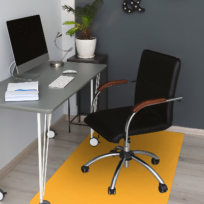 Office chair floor protector Indirect yellow color