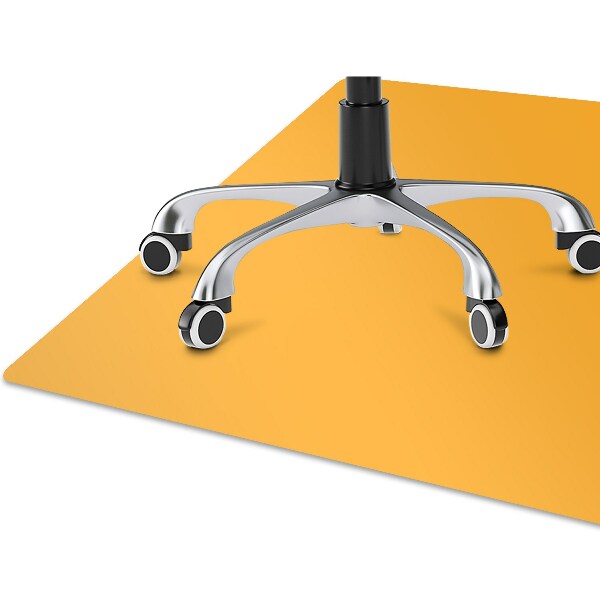 Office chair floor protector Indirect yellow color