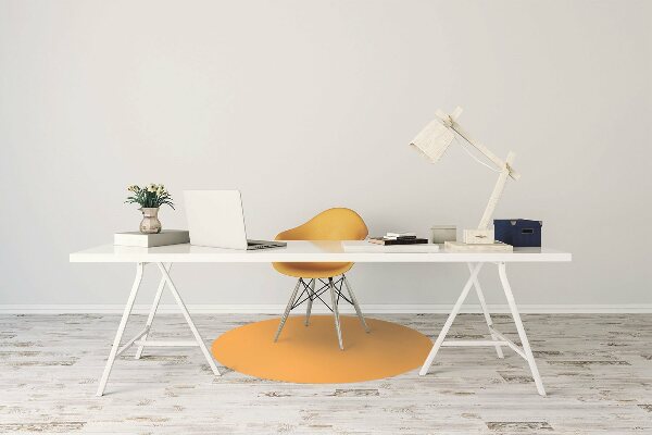 Office chair floor protector Indirect yellow color