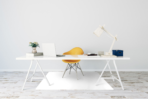 Office chair mat White color
