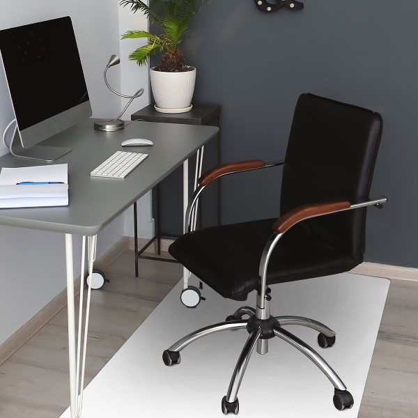 Office chair mat White color