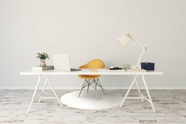 Office chair mat White color