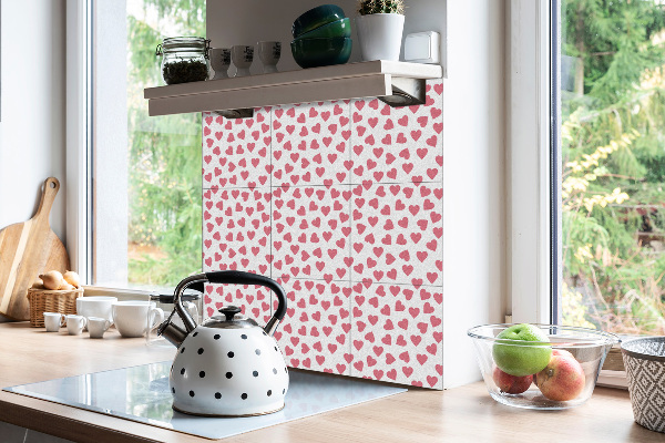 PCV tiles Hearts