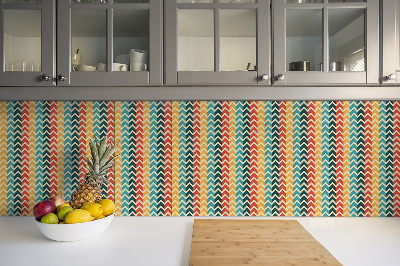 Vinyl wall floor panels Retro pattern