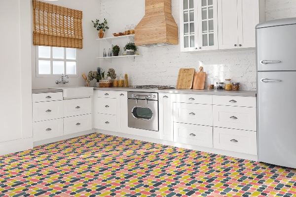 Vinyl flooring wall tiles Classic pattern