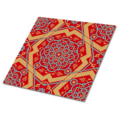 PCV paneling flooring Arabic floral pattern