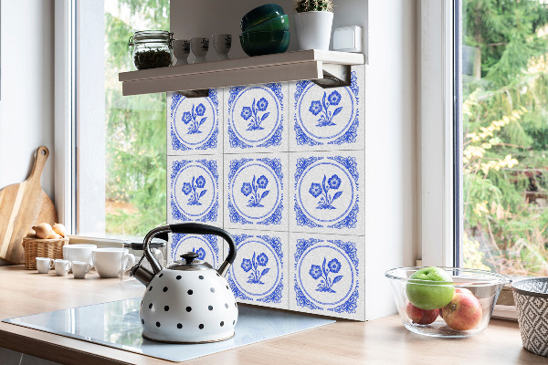 PCV paneling flooring Azulejos flower