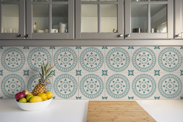 Vinyl tiles Oriental theme