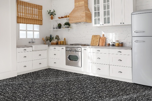Vinyl wall floor panels Middle eastern vintage pattern