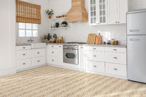 PCV paneling flooring Golden leaves