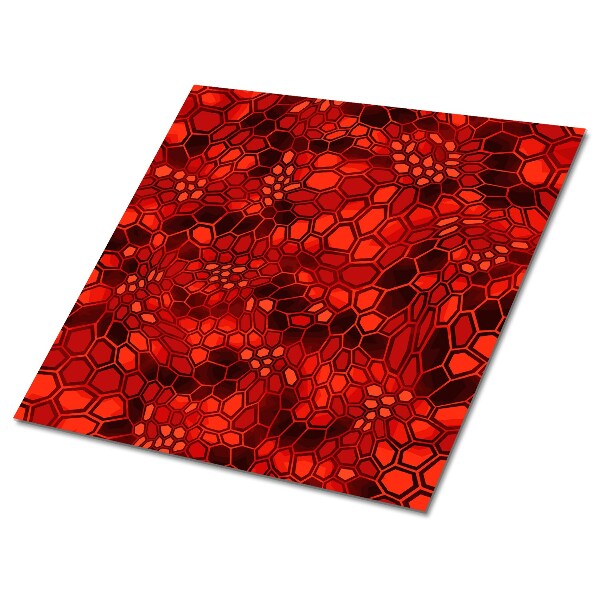 Vinyl tiles Hexagons camouflage