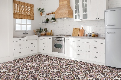 Vinyl tiles Arab flowers