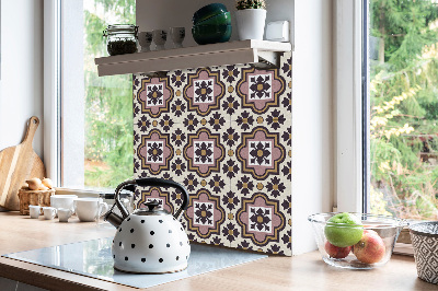 Vinyl tiles Arab flowers