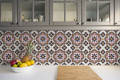 Vinyl tiles Arab flowers