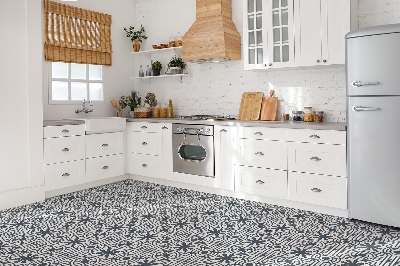 Vinyl tiles Oriental gray pattern
