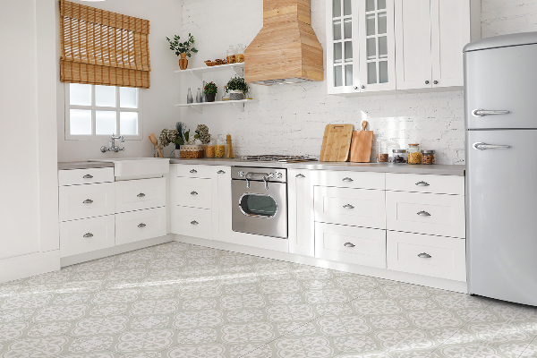 Vinyl tiles Flowers ornament