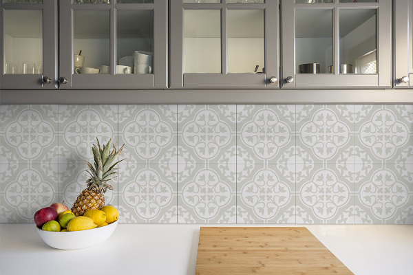 Vinyl tiles Flowers ornament