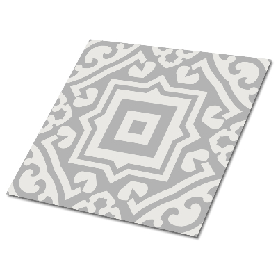 Vinyl tiles Geometric gray patterns