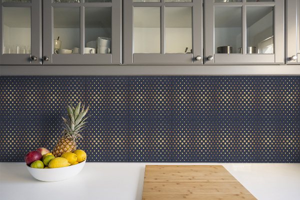 Vinyl tiles Golden dots