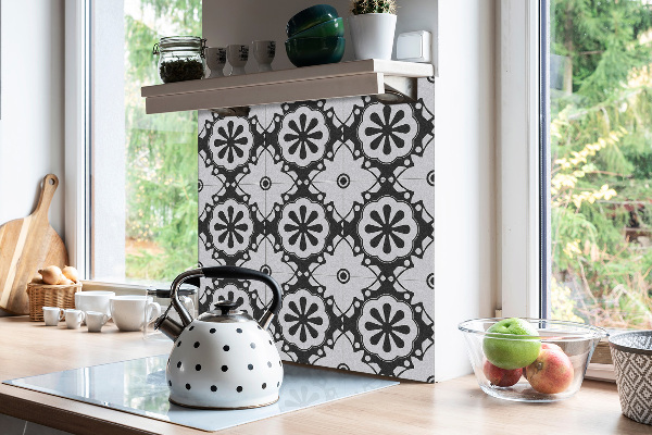 Vinyl tiles Geometric gray pattern