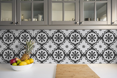 Vinyl tiles Geometric gray pattern