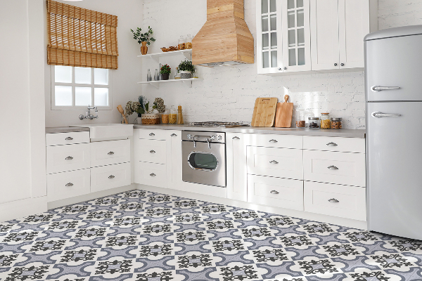 Vinyl tiles Royal lilies