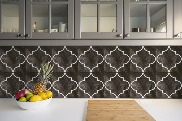 Self adhesive vinyl tiles Arabic pattern