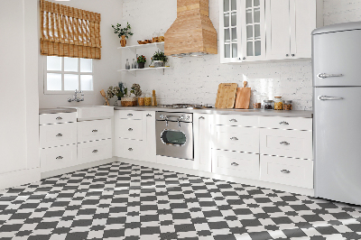 Vinyl floor wall tiles Geometric gray pattern