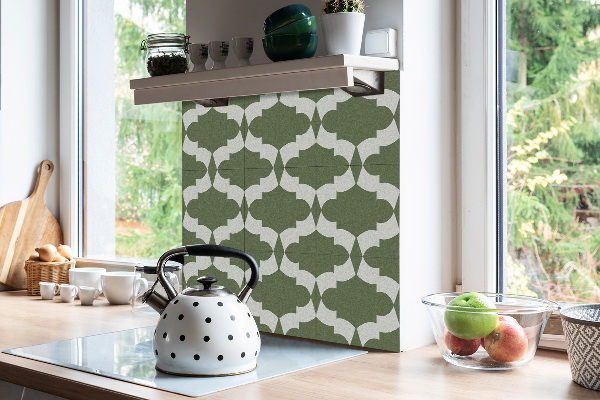 Vinyl floor wall tiles Oriental abstraction