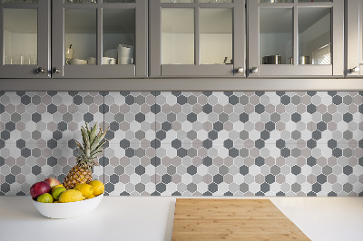 Vinyl floor wall tiles Honeycomb