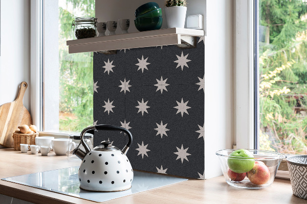 Vinyl floor wall tiles Star in the square