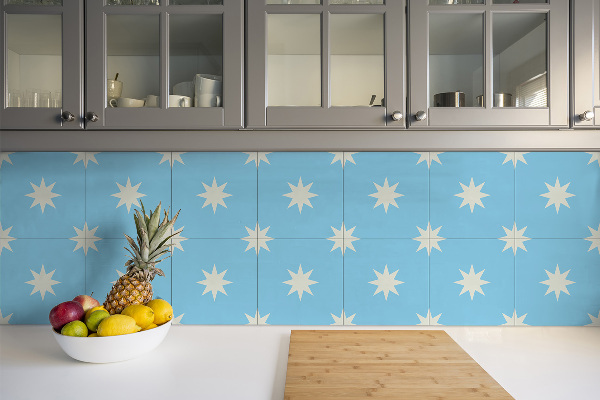 Vinyl floor wall tiles Geometric star