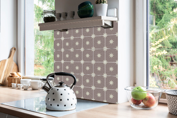Vinyl floor wall tiles Squares and stars