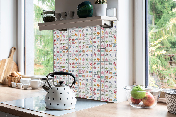 Vinyl flooring wall tiles Sea creatures