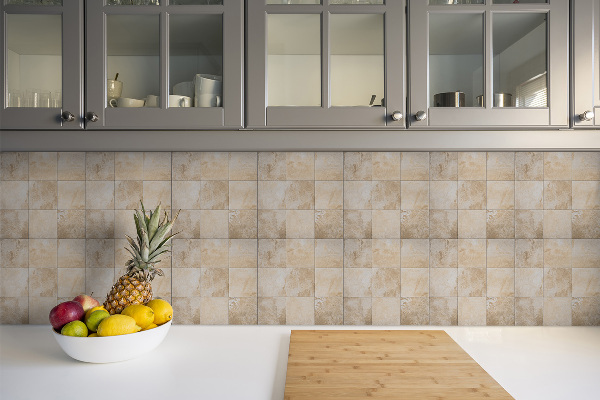 PCV panels Brown stone texture