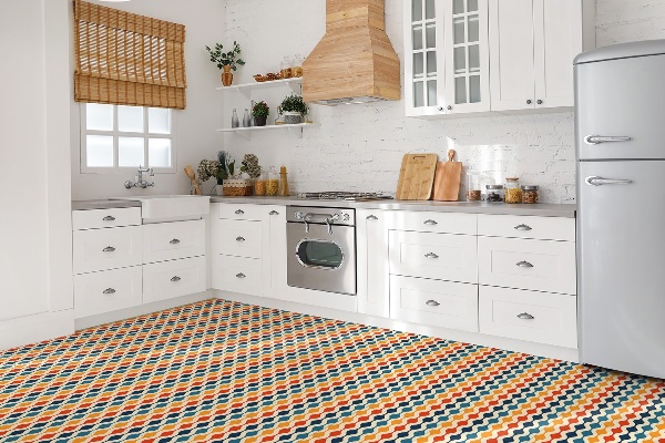 PCV panels Colorful retro pattern