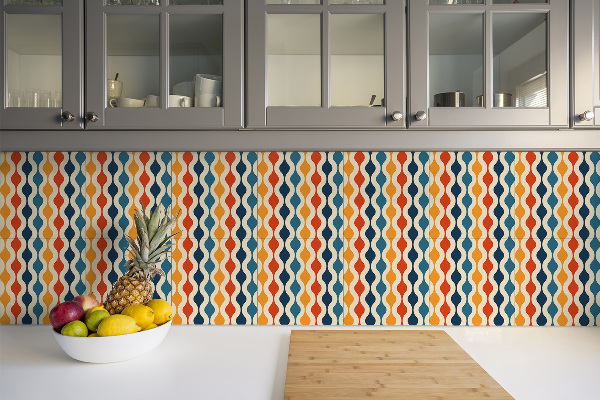 PCV panels Colorful retro pattern