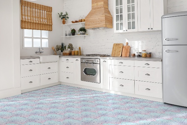 Sticky vinyl tiles Arabic mandala
