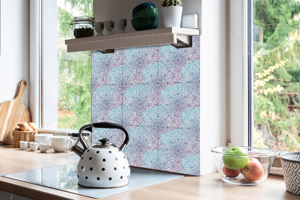 Sticky vinyl tiles Arabic mandala